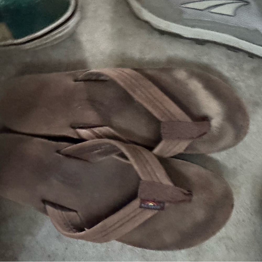 Rainbow Brown Sandals